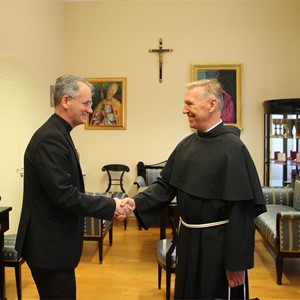 Nadbiskup Kutleša primio provincijala Hrvatske provincije sv. Jeronima franjevaca konventualaca